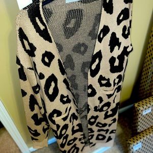 Cheetah cardigan